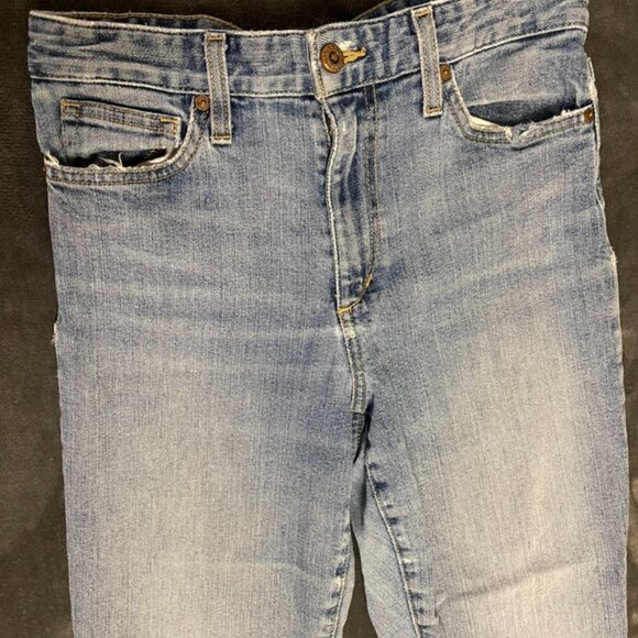 Joe's Women's Straight Leg Raw Hem Light Denim Cropped & Distressed Jeans, W27 - Picture 2 of 10
